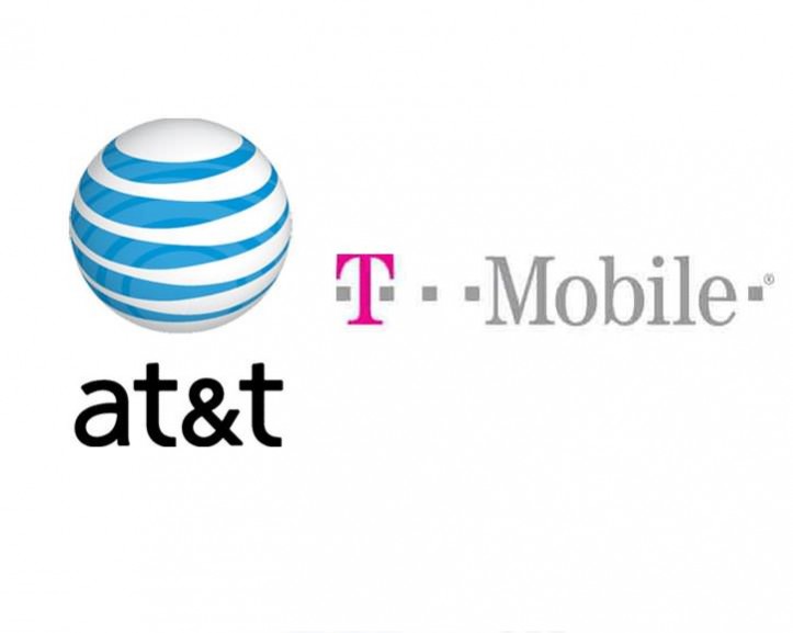 at&t, t-mobile