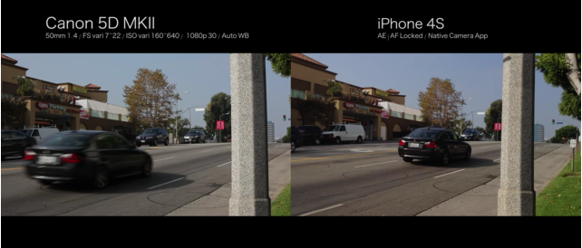 一眼レフにも劣らない美しさ Iphone 4sとcanon 5d Mark Iiで撮影した動画を比較 ゴリミー