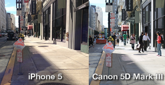 Iphone 5と一眼レフカメラ Canon 5d Mark Iii で撮影された写真の比較 ゴリミー