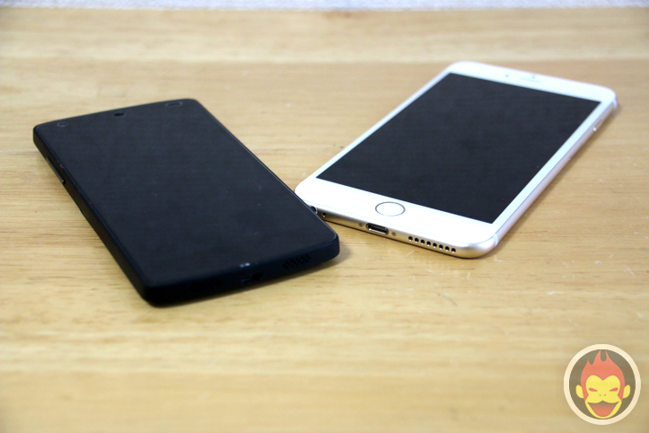 Iphone 6 Plus と Nexus 5 の外観を比較してみた ゴリミー