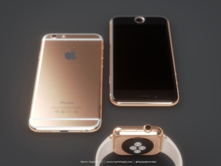 ローズゴールドの Iphone 6s のコンセプトイメージが公開 ゴリミー