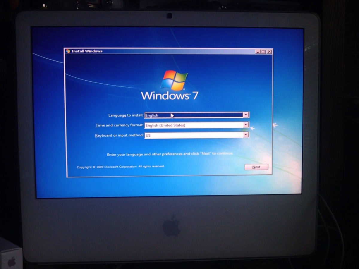 how to run windows 7 on macbook pro