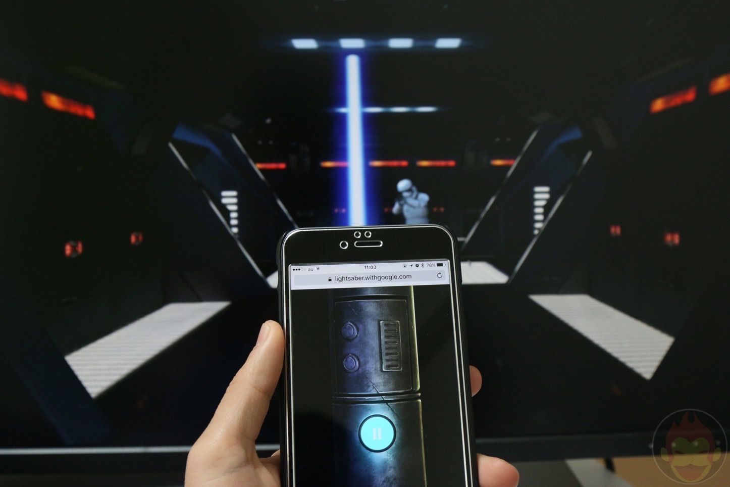Google ブラウザゲーム Lightsaber Escape を無料公開 スマホがライトセーバーに ゴリミー