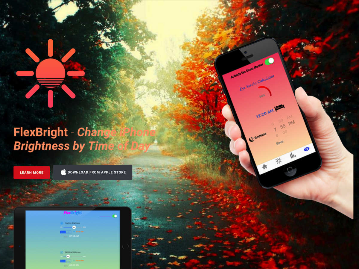 ブルーライトカット機能を備えたアプリ「FlexBright」がApp Storeに登場 | ゴリミー