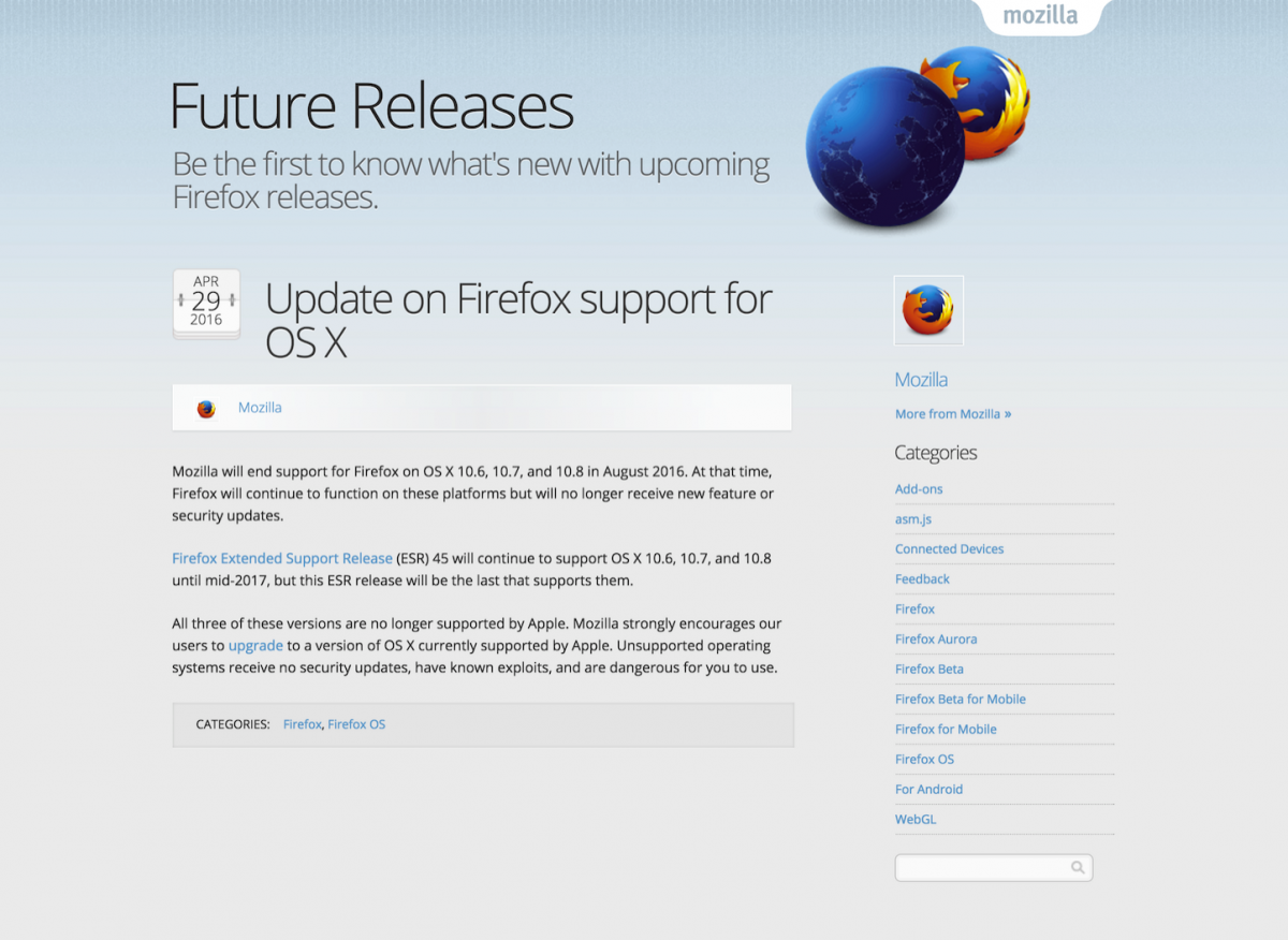 older versions firefox for os x 10.7.5