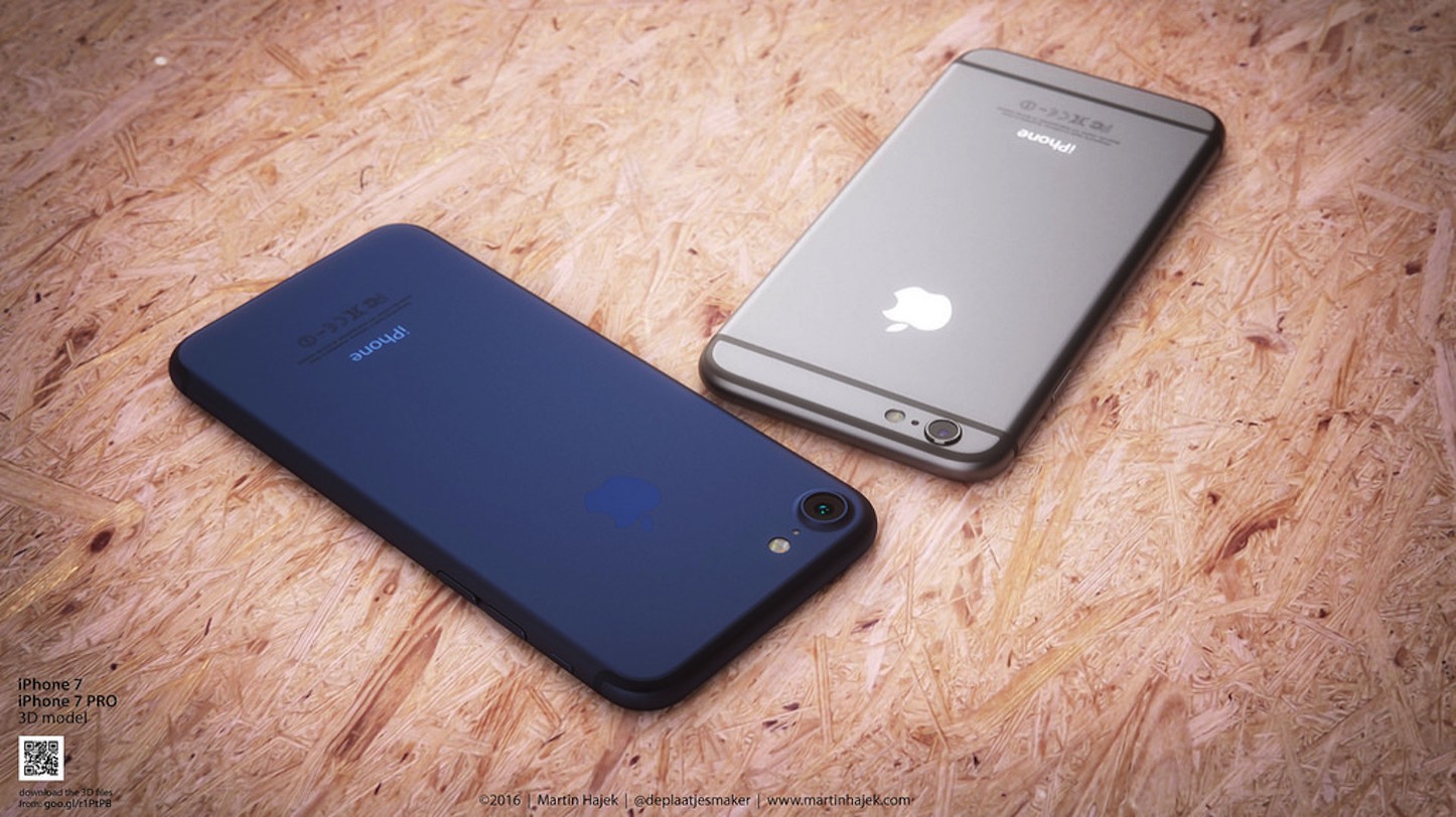 Iphone 7の新色 ディープブルー のコンセプトイメージ ゴリミー