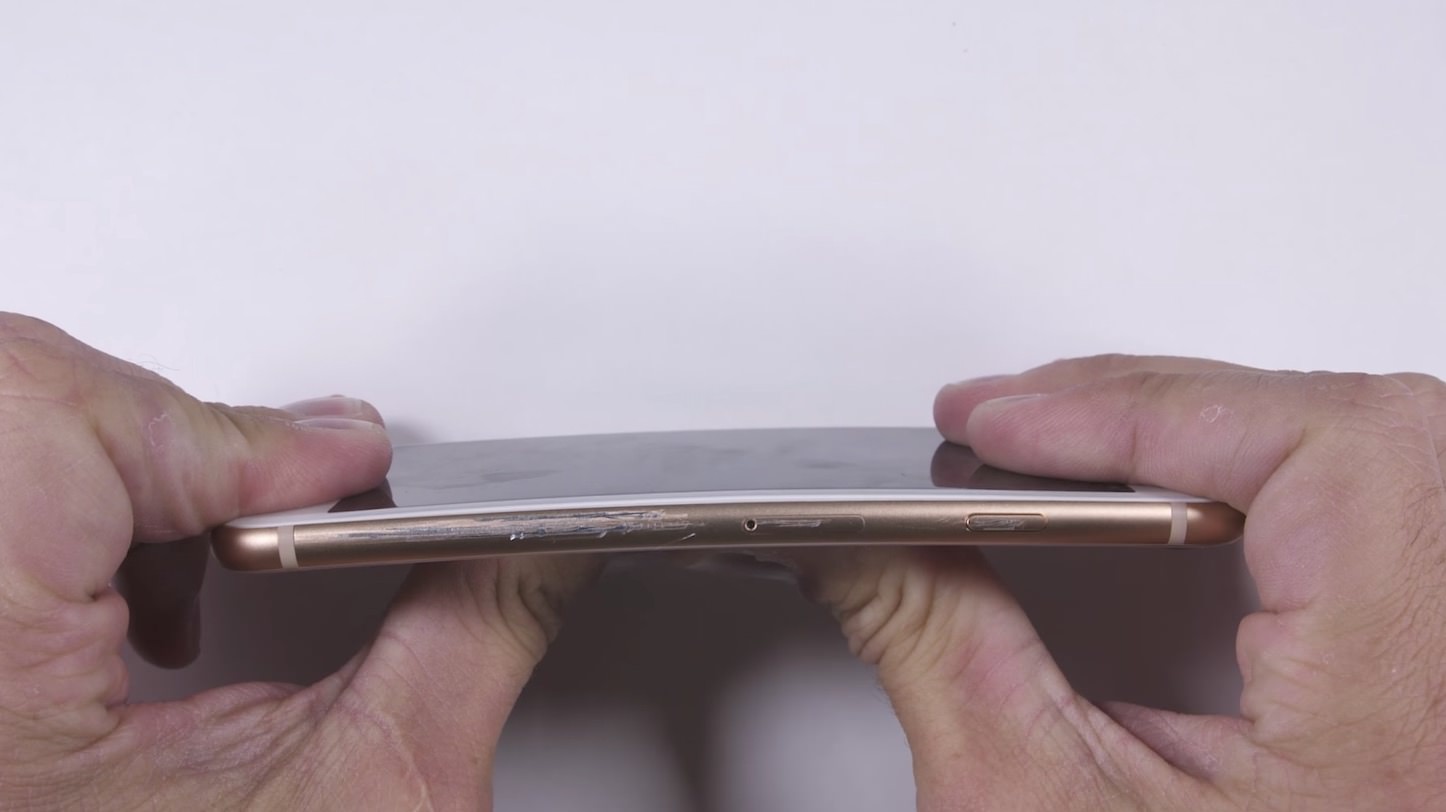 Iphone 8の折り曲げや画面傷などの耐久テスト動画 ゴリミー
