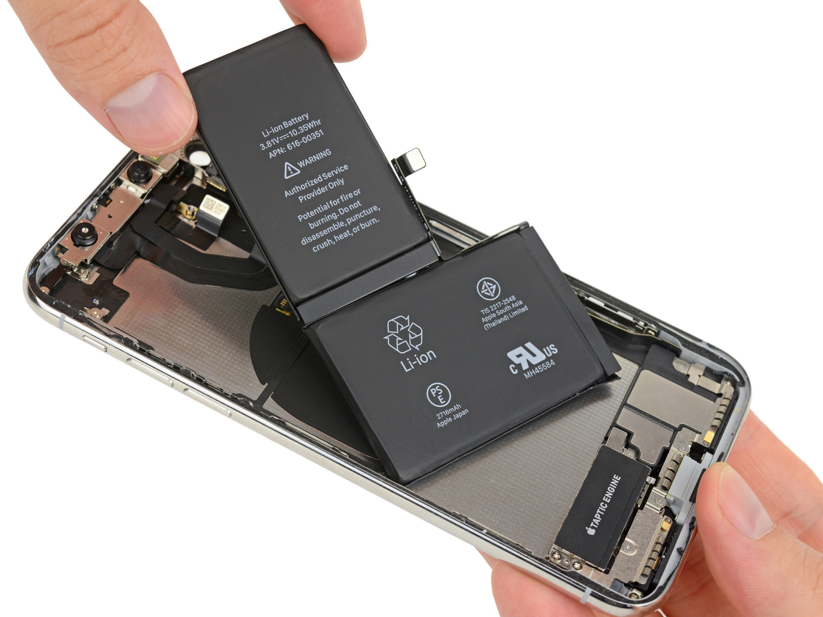 iPhone X」、電池容量は2,716mAh | ゴリミー