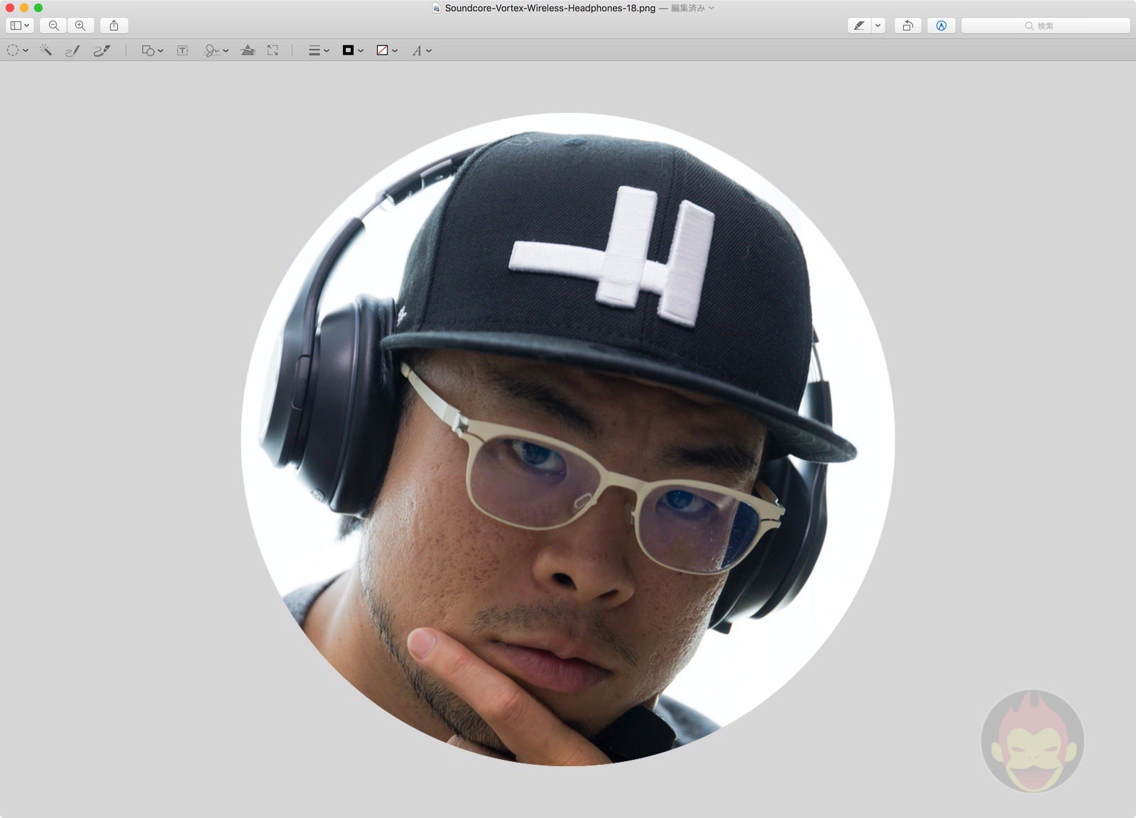 Macの プレビュー で画像の特定箇所だけを丸く切り抜く方法 ゴリミー