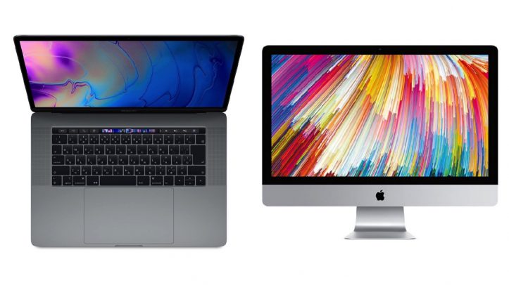 15インチ型MacBook Pro（2018）の「Core i9」モデルと27インチ 