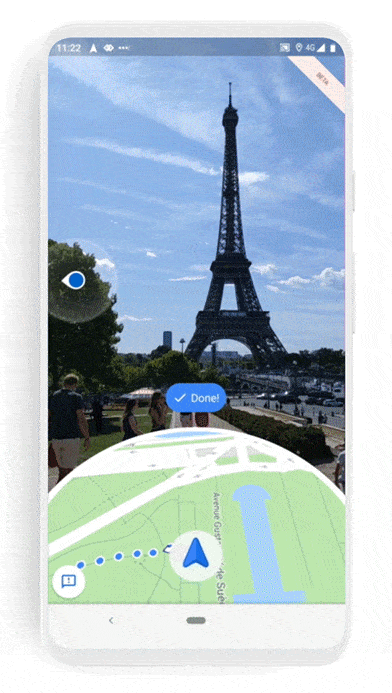 Google Map AR Live View