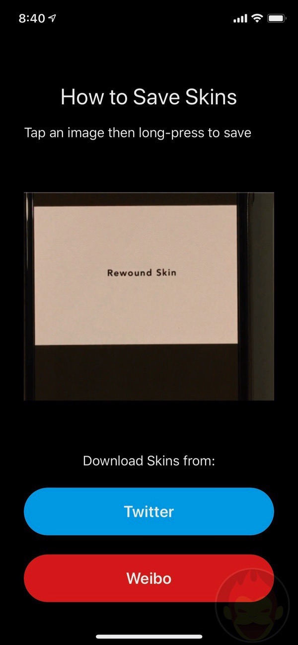 iPod Skin App Rewound