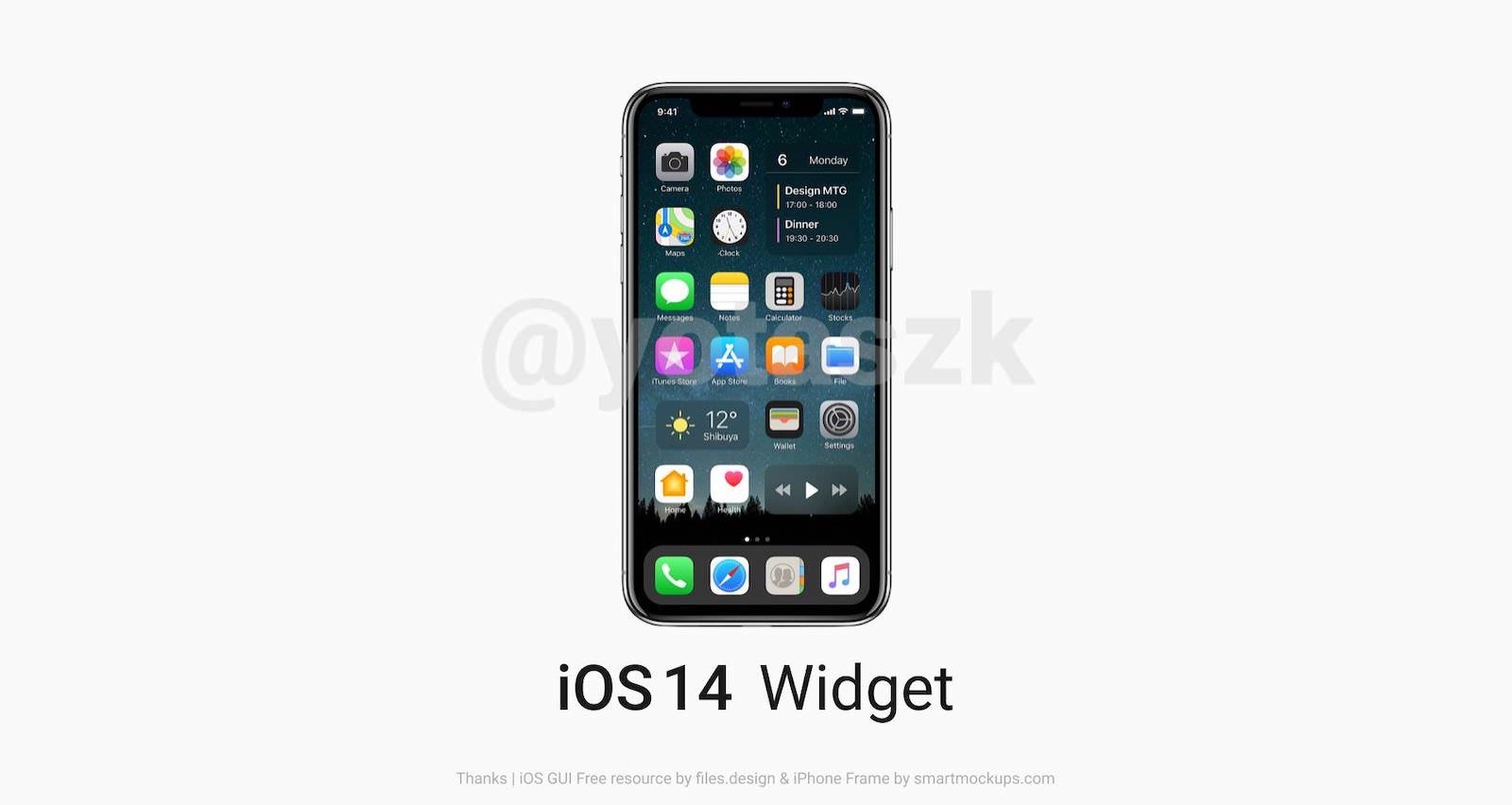 IOS14 widget concept image by yotasuzuki final