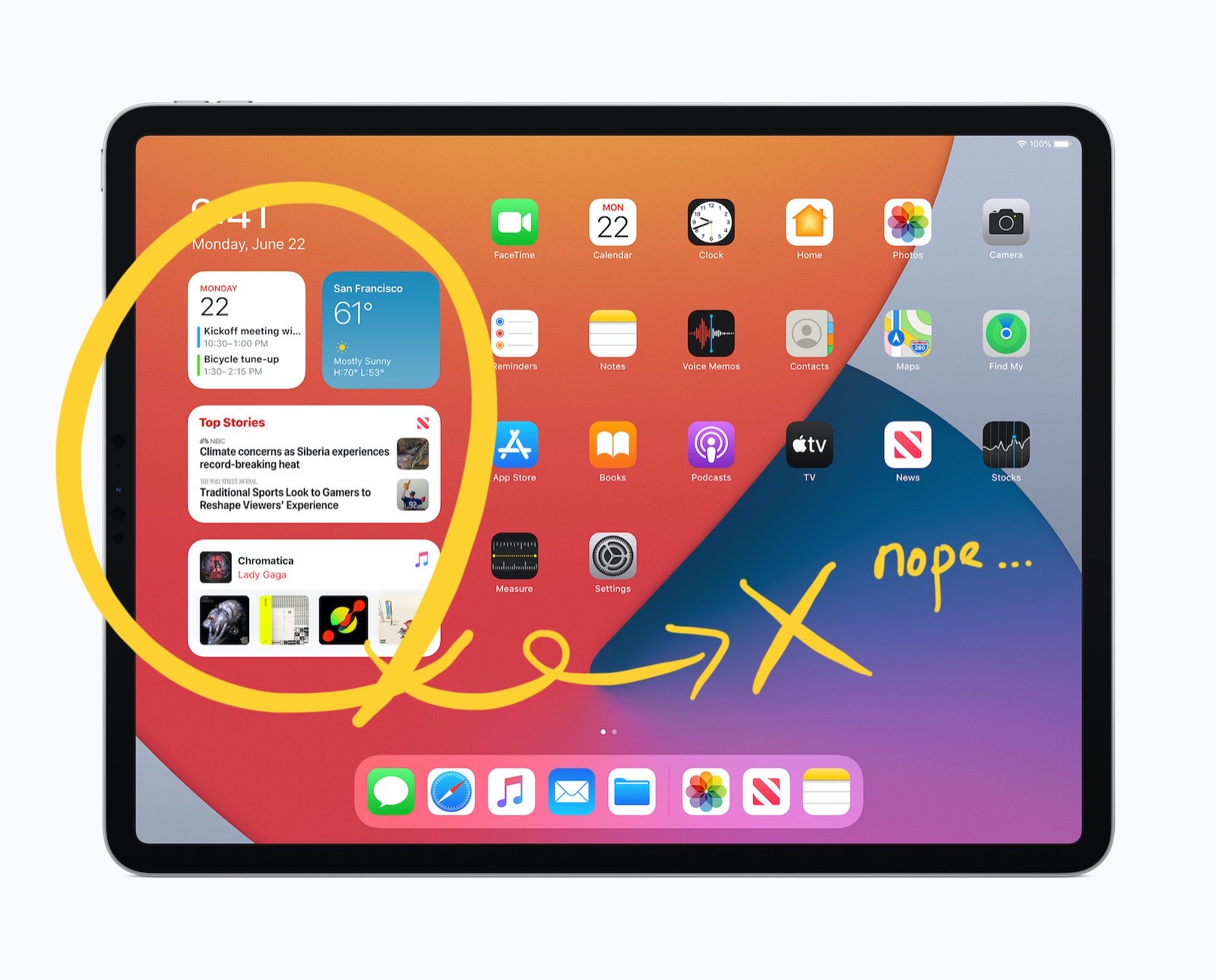 Ipados 14 Ipadはウィジェット配置の自由度がiphoneに劣る ゴリミー