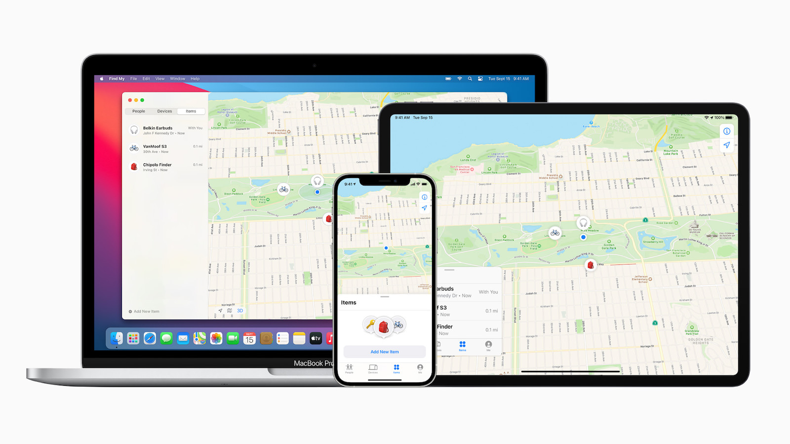 Apple find my network now offers new third party finding experiences macbookpro ipadpro iphone12pro 040721