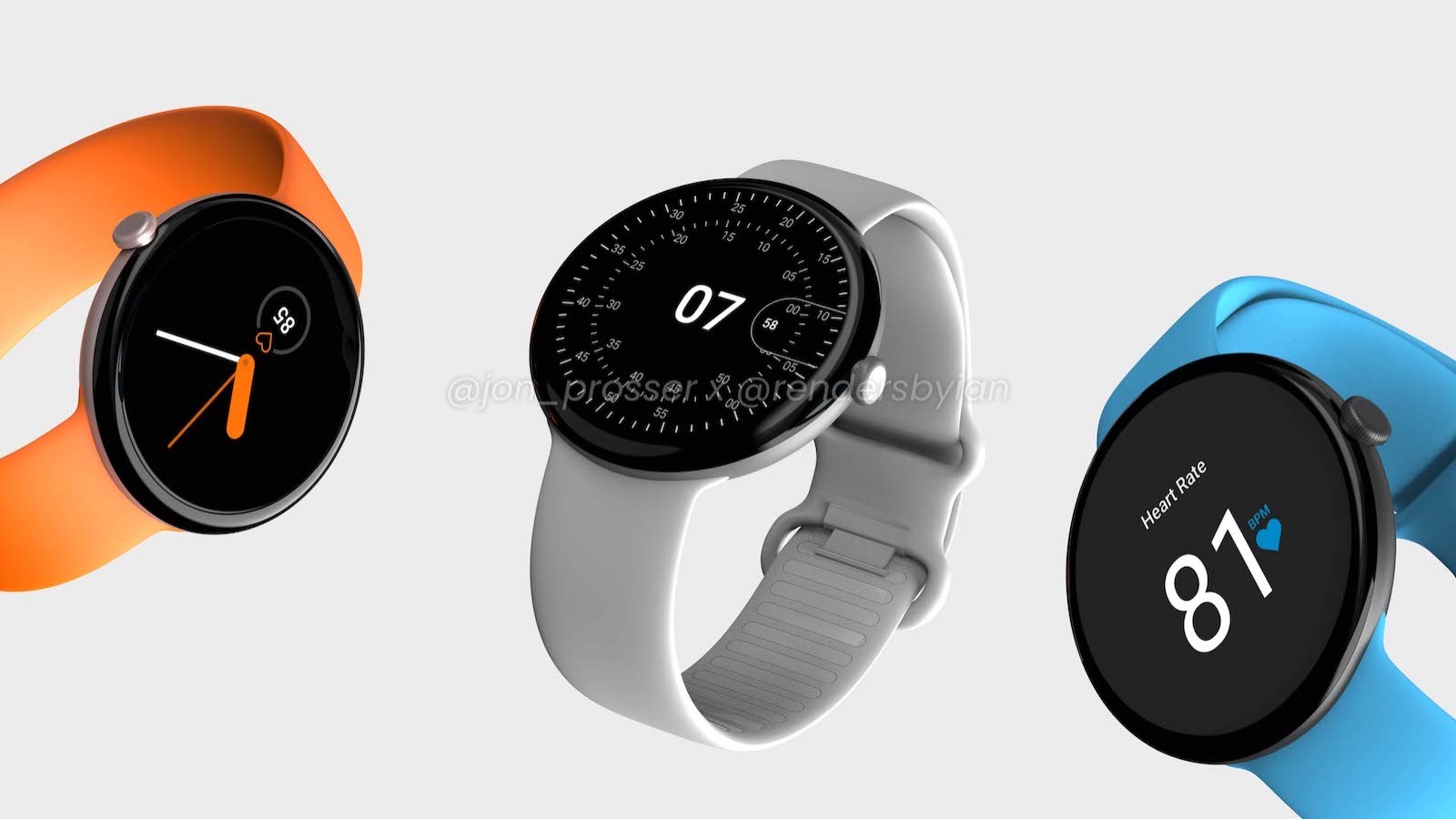 Google Pixel Watchのレンダリング画像が公開 10月発表か | ゴリミー