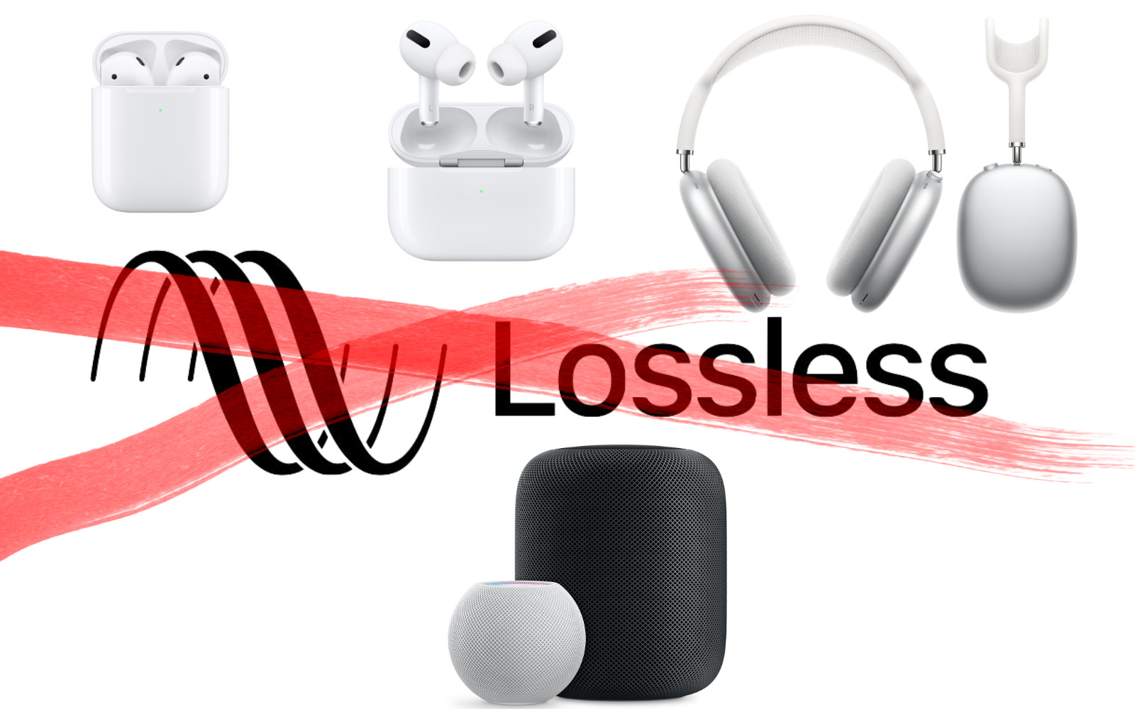 Airpods and homepods are not lossless compatible