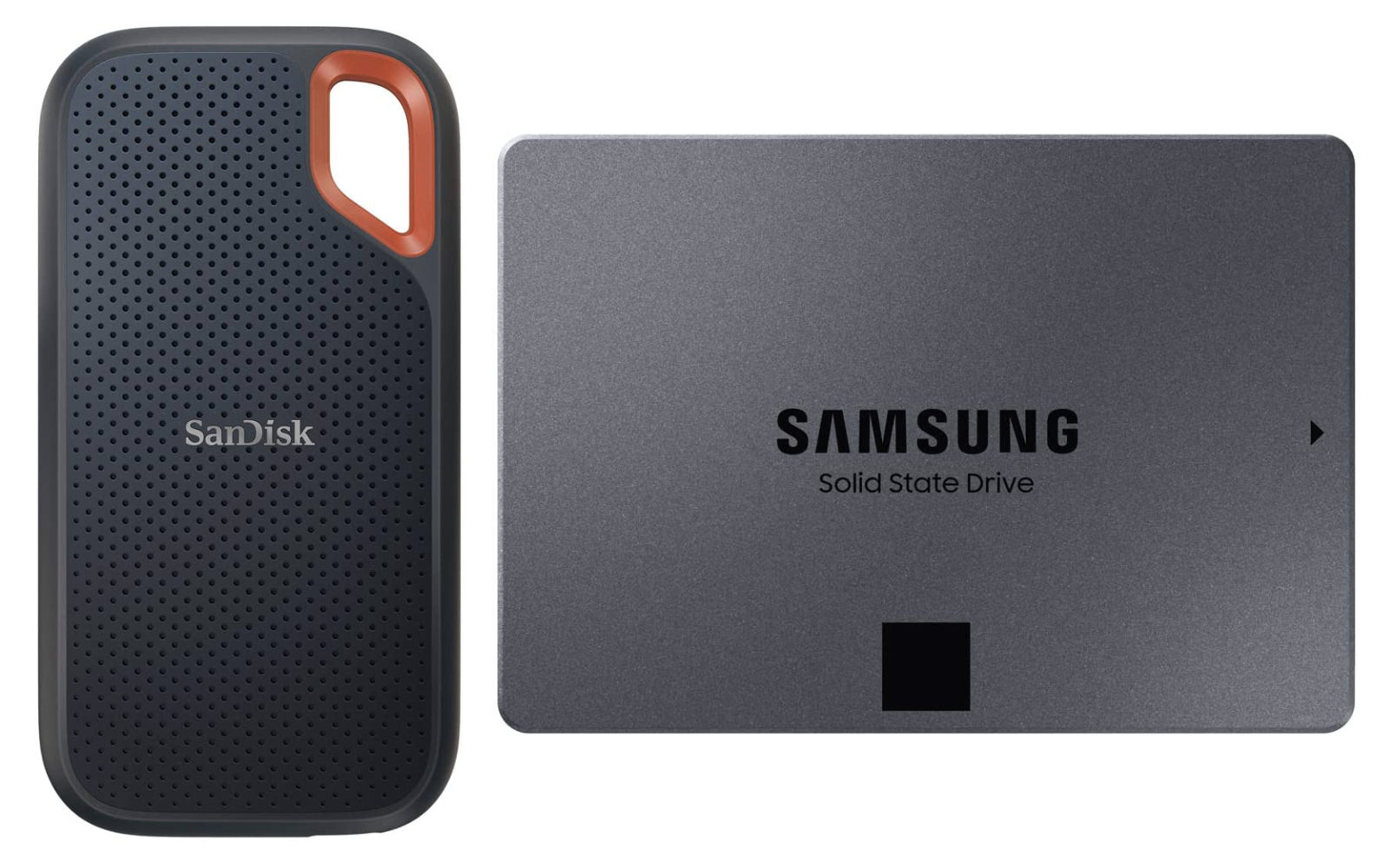 SanDisk and Samsung SSDs