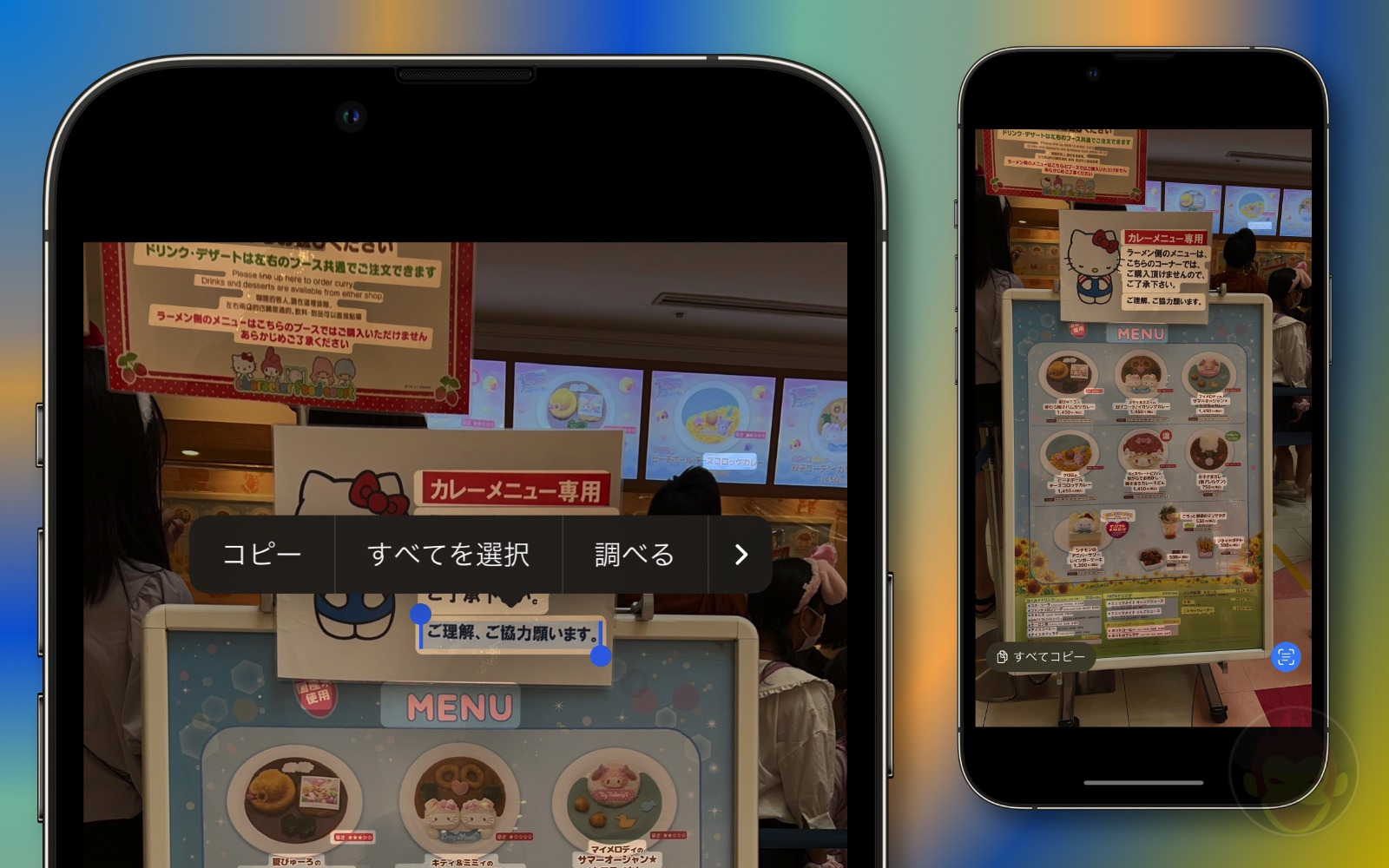 Ios16 image to text feature in japanese