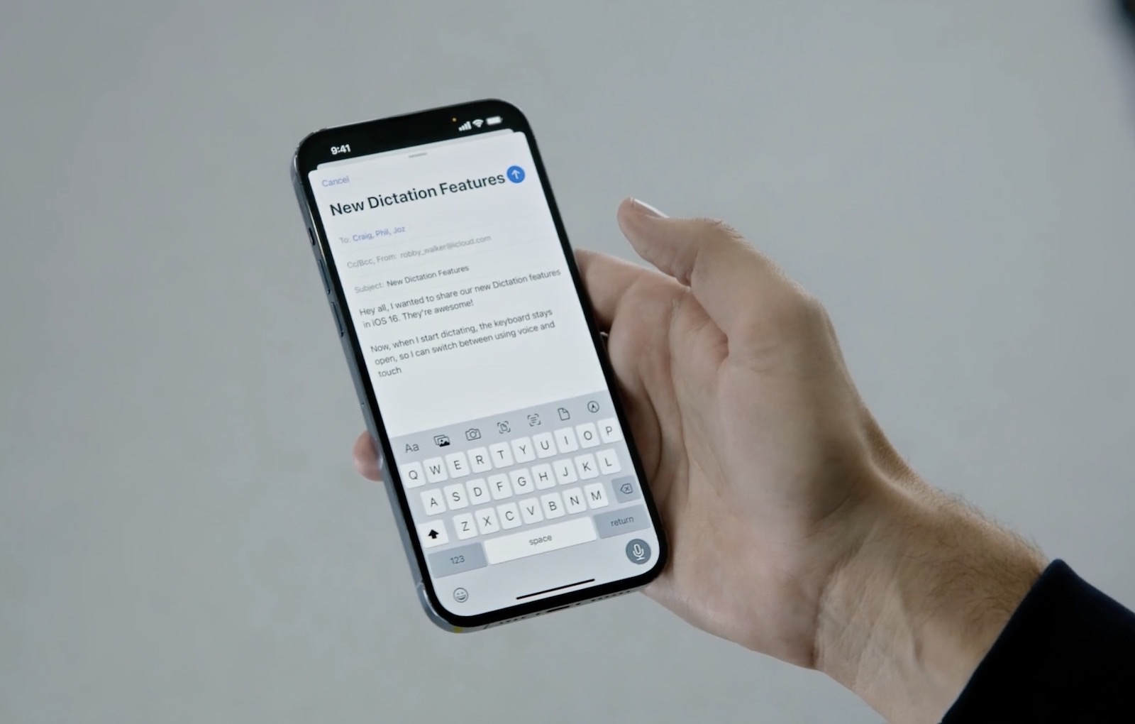Ios16 new dictation features