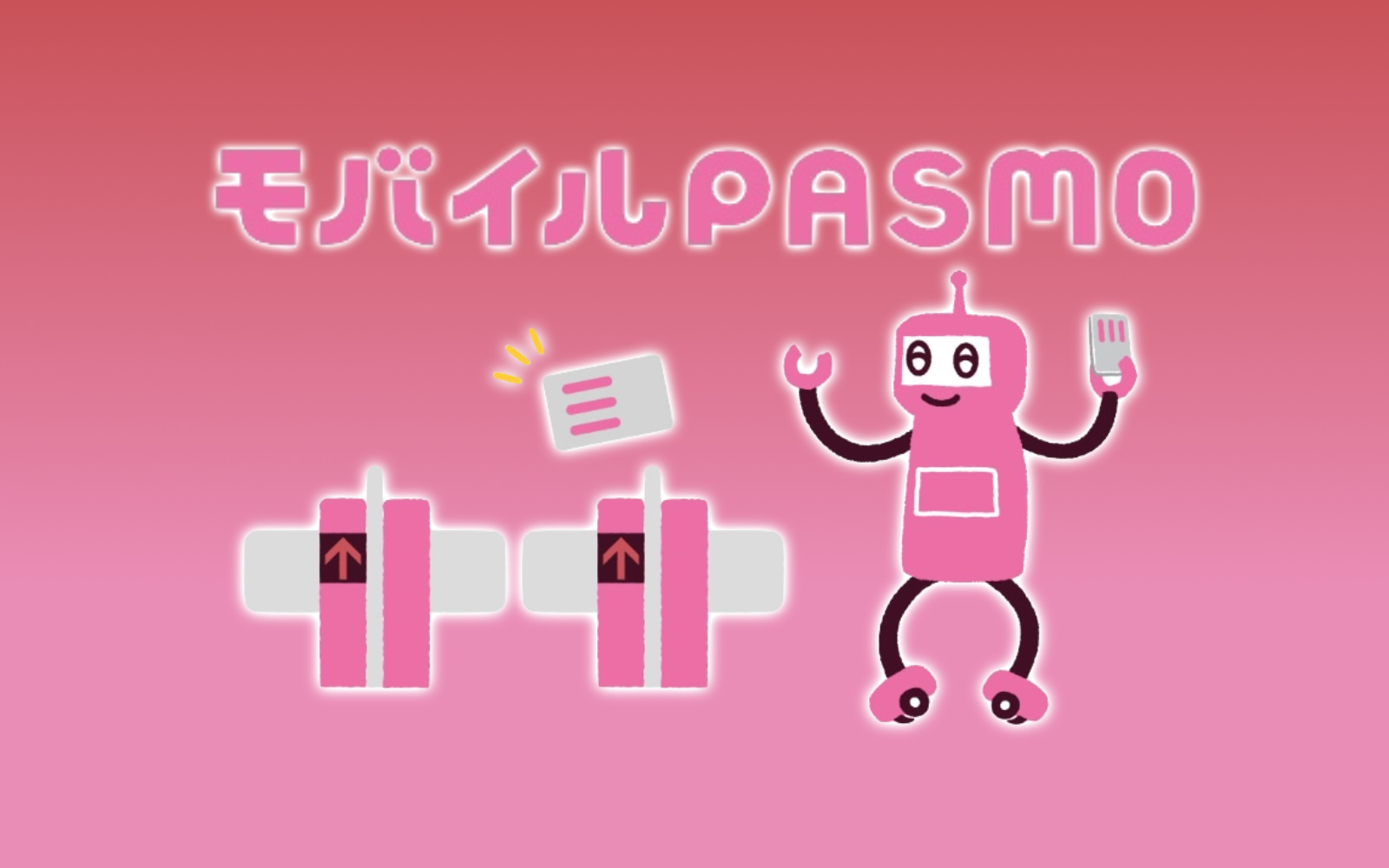 Mobile pasmo and mascot character