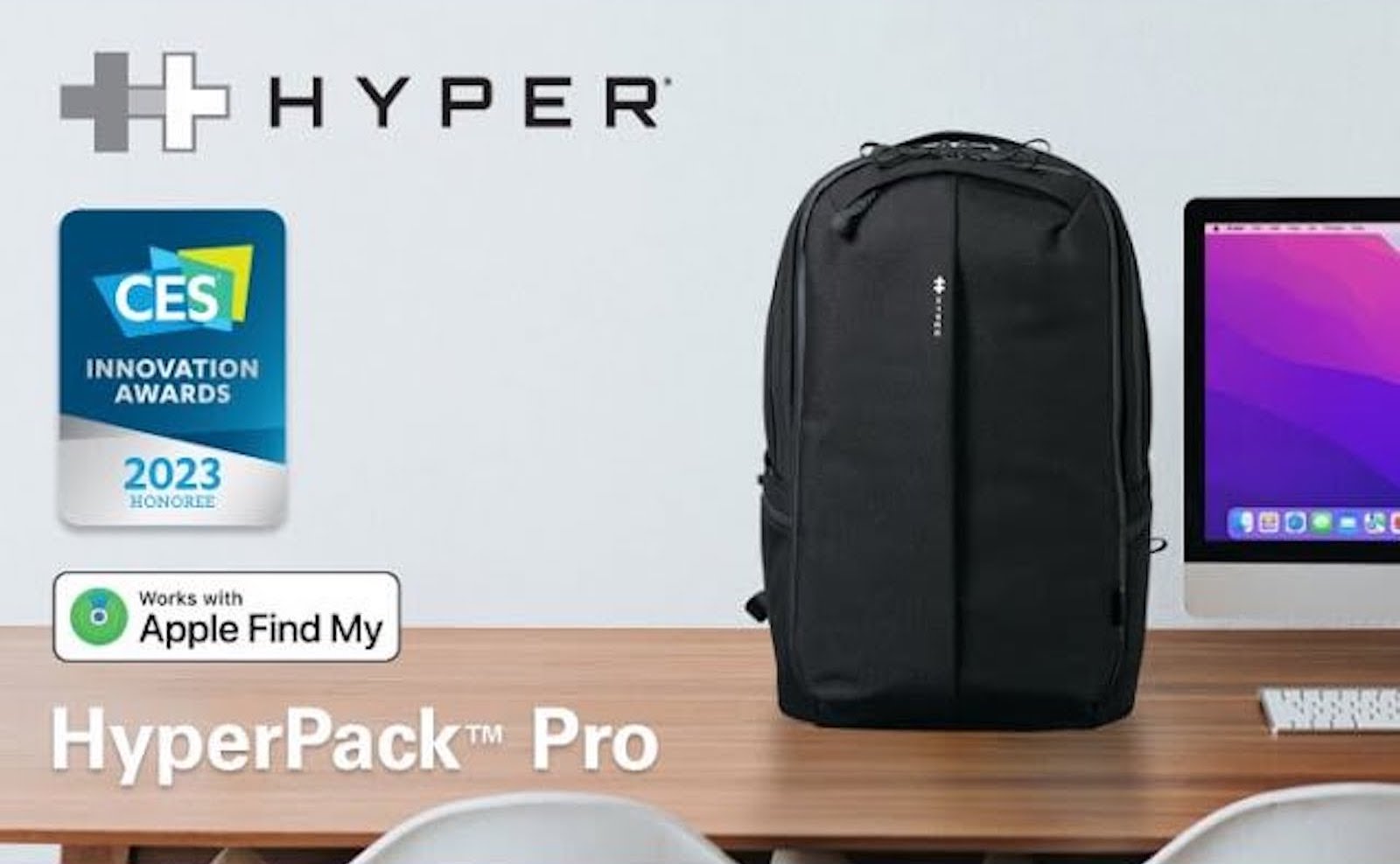 Hyper Findmy compatible backpack