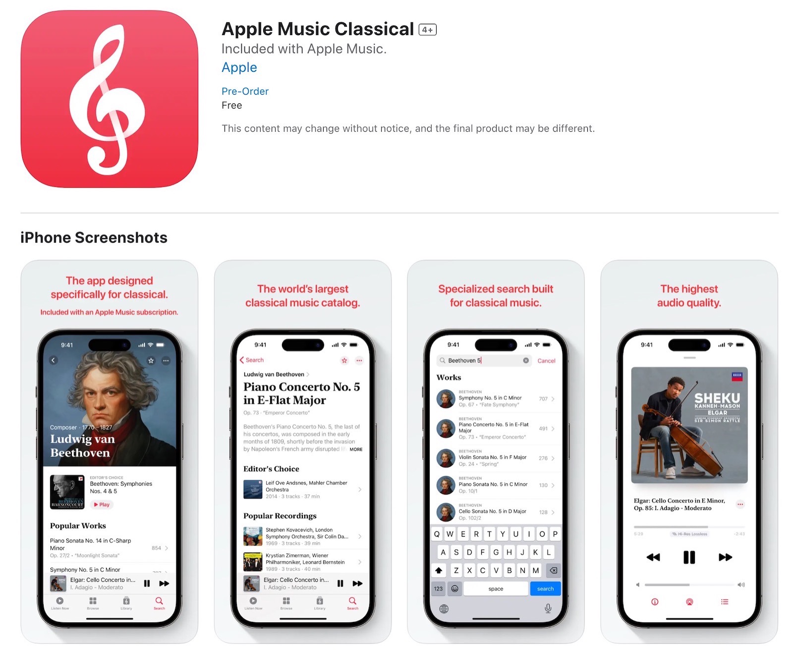 Apple Music Classical on the app store