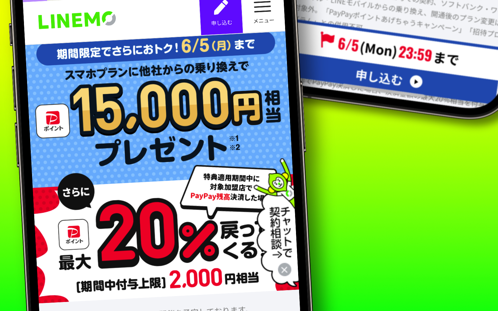LINEMO PayPay Point Campaign