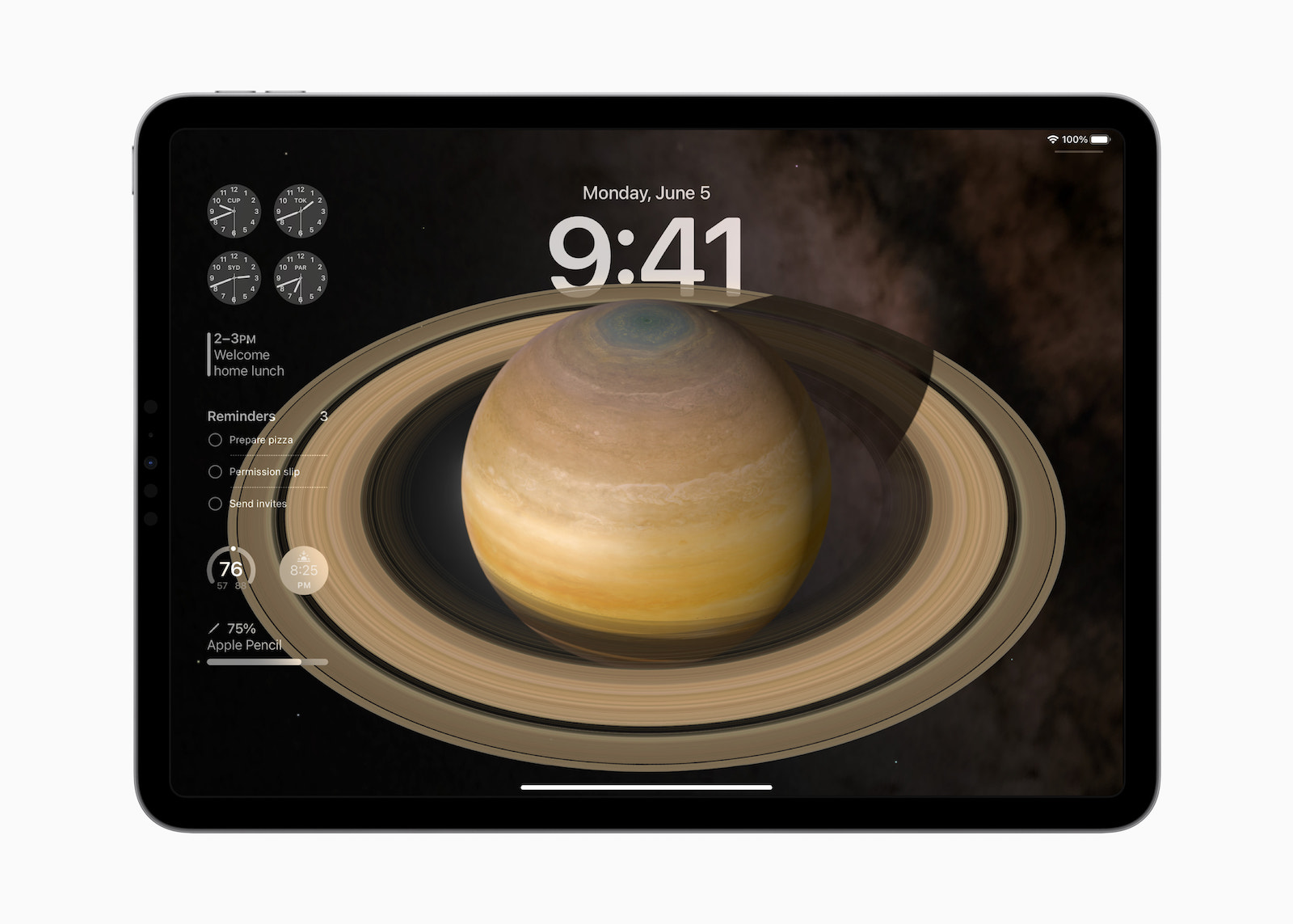 Apple WWDC23 iPadOS 17 Lock Screen Astronomy 230605
