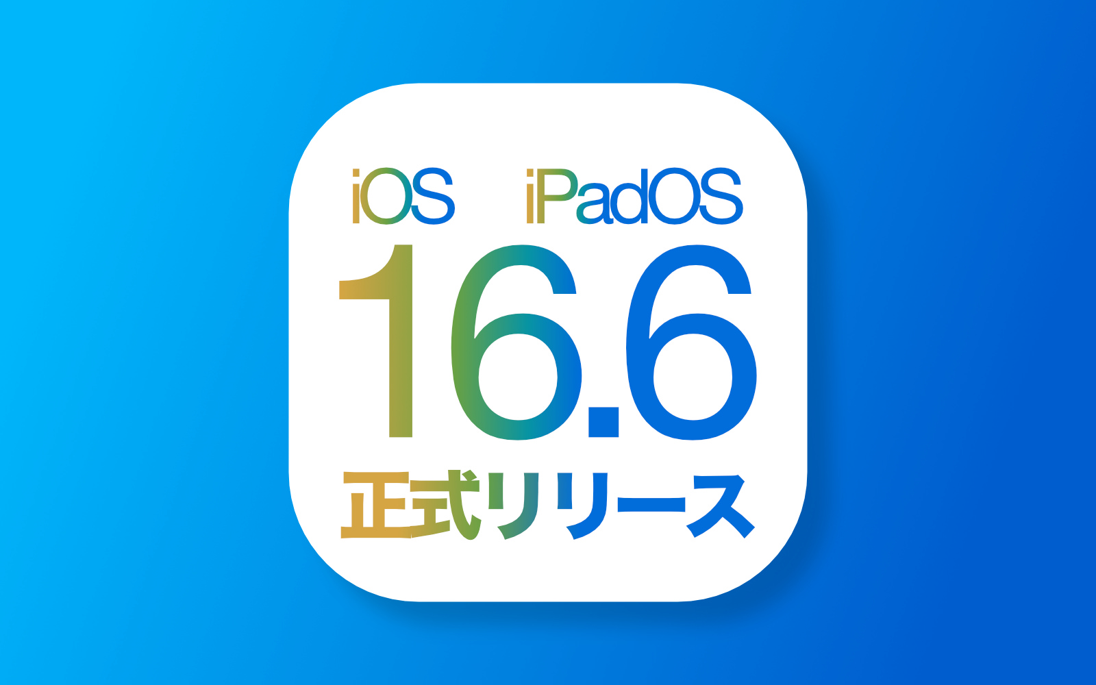 IOS16 6 official release