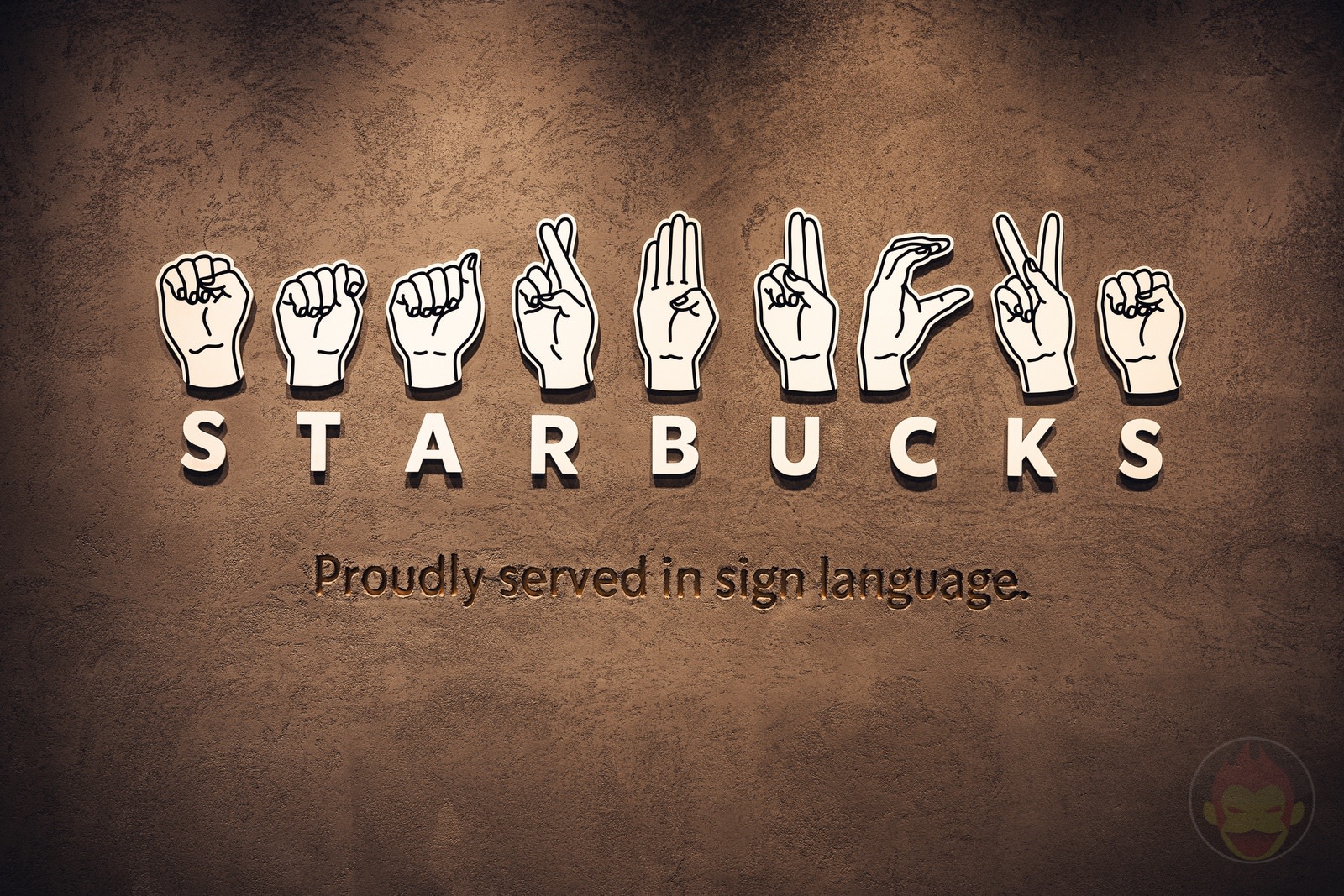 Sign Language Starbucks in japan 01