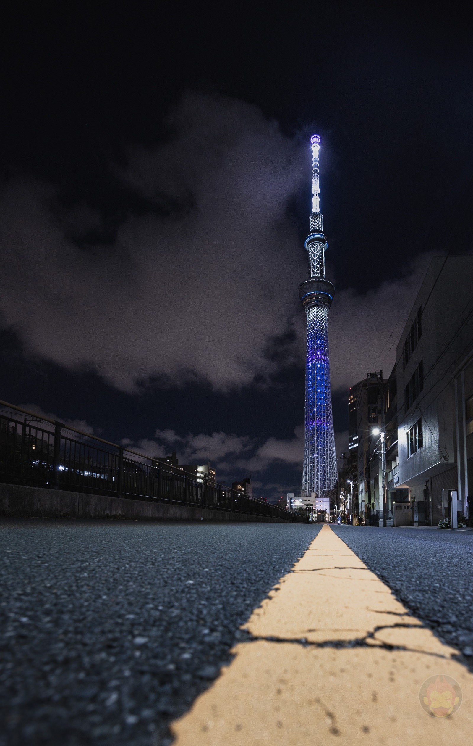 Photographing Tokyo Sky tree at night 09
