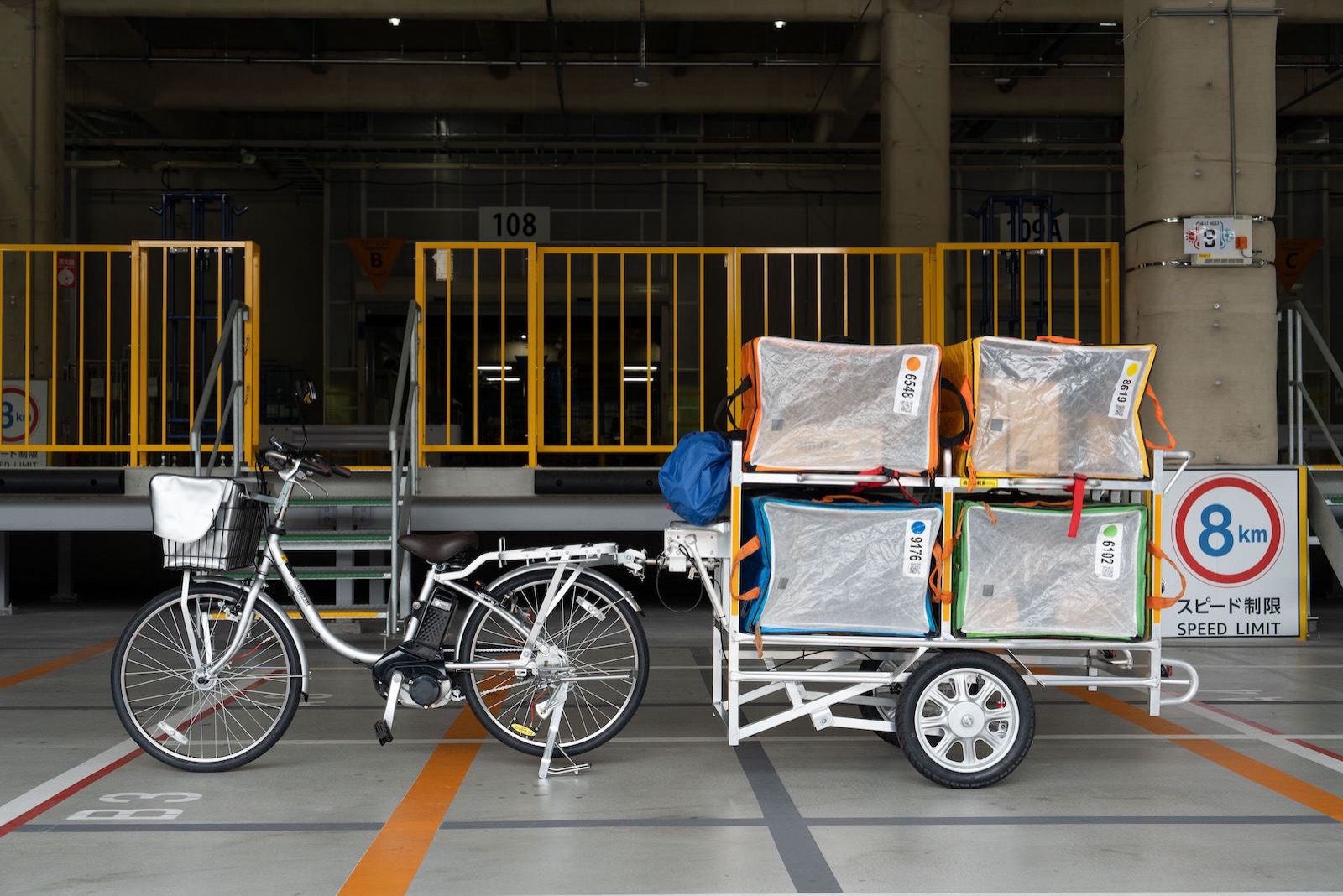 Amazon bicycle delivery