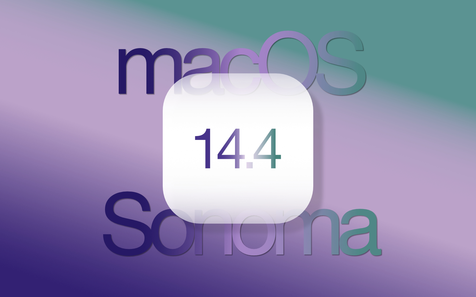 MacOS Sonoma 14 4 update