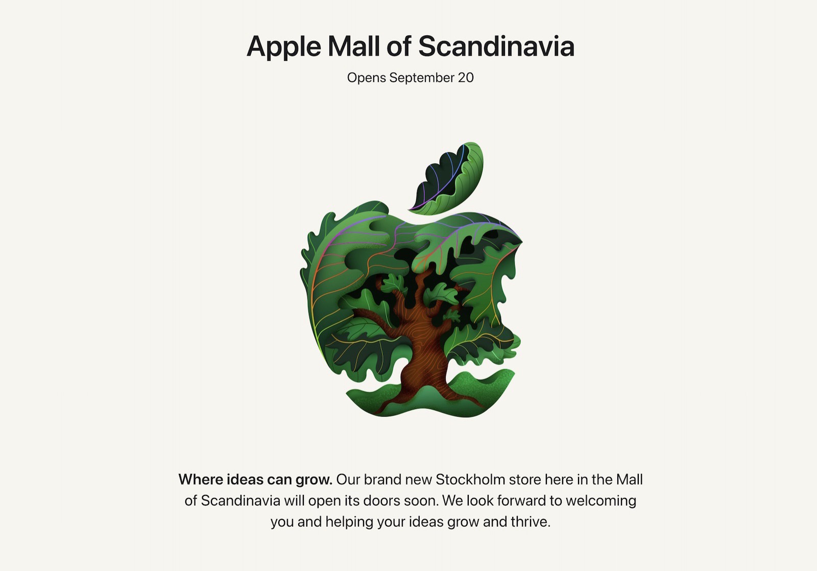 Apple Mall of Scandinavia