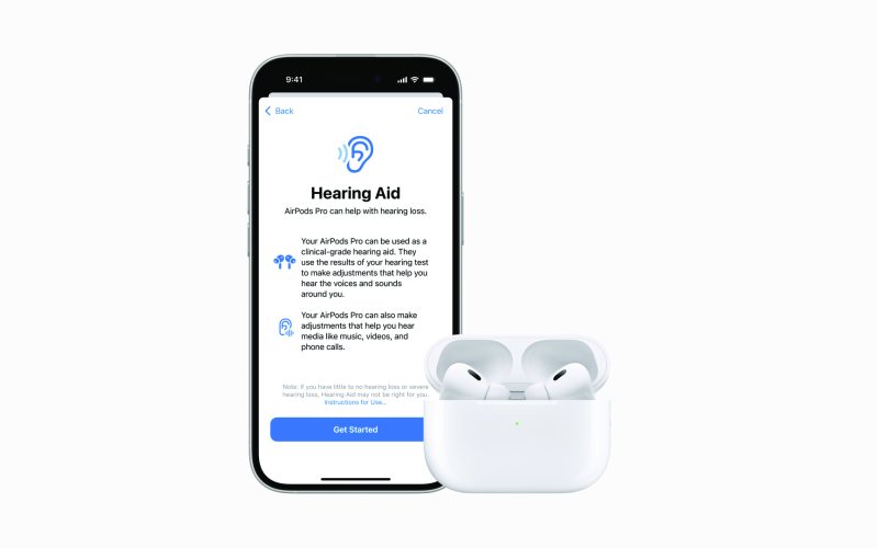 AirPods Pro 2の補聴器機能、FDA認証取得→補聴器メーカー各社の株価が低下