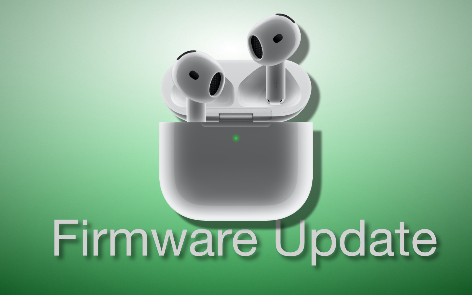 AirPods 4 firmware update.