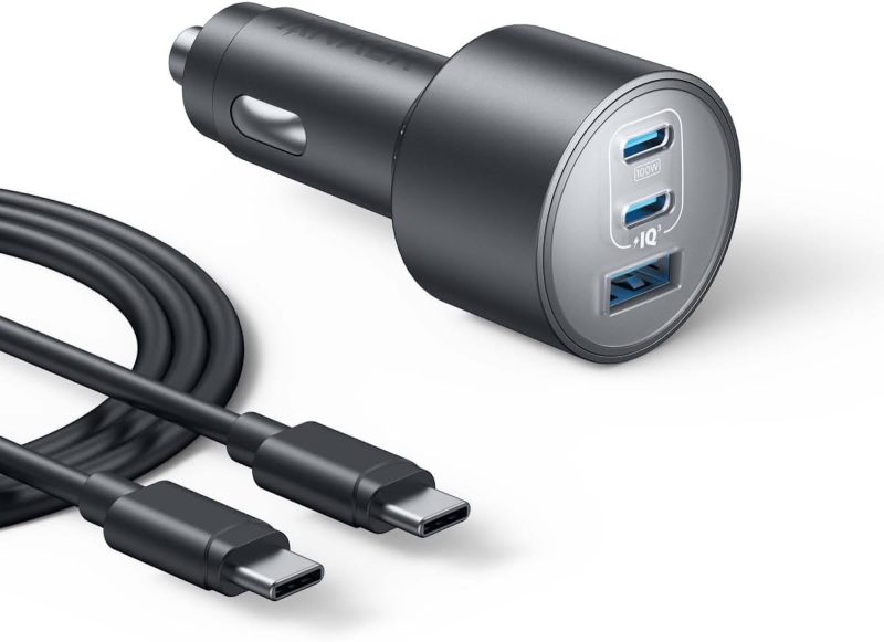 Anker、車内でMacBook Proを高速充電できるカーチャージャーを発売。合計最大167.5W出力