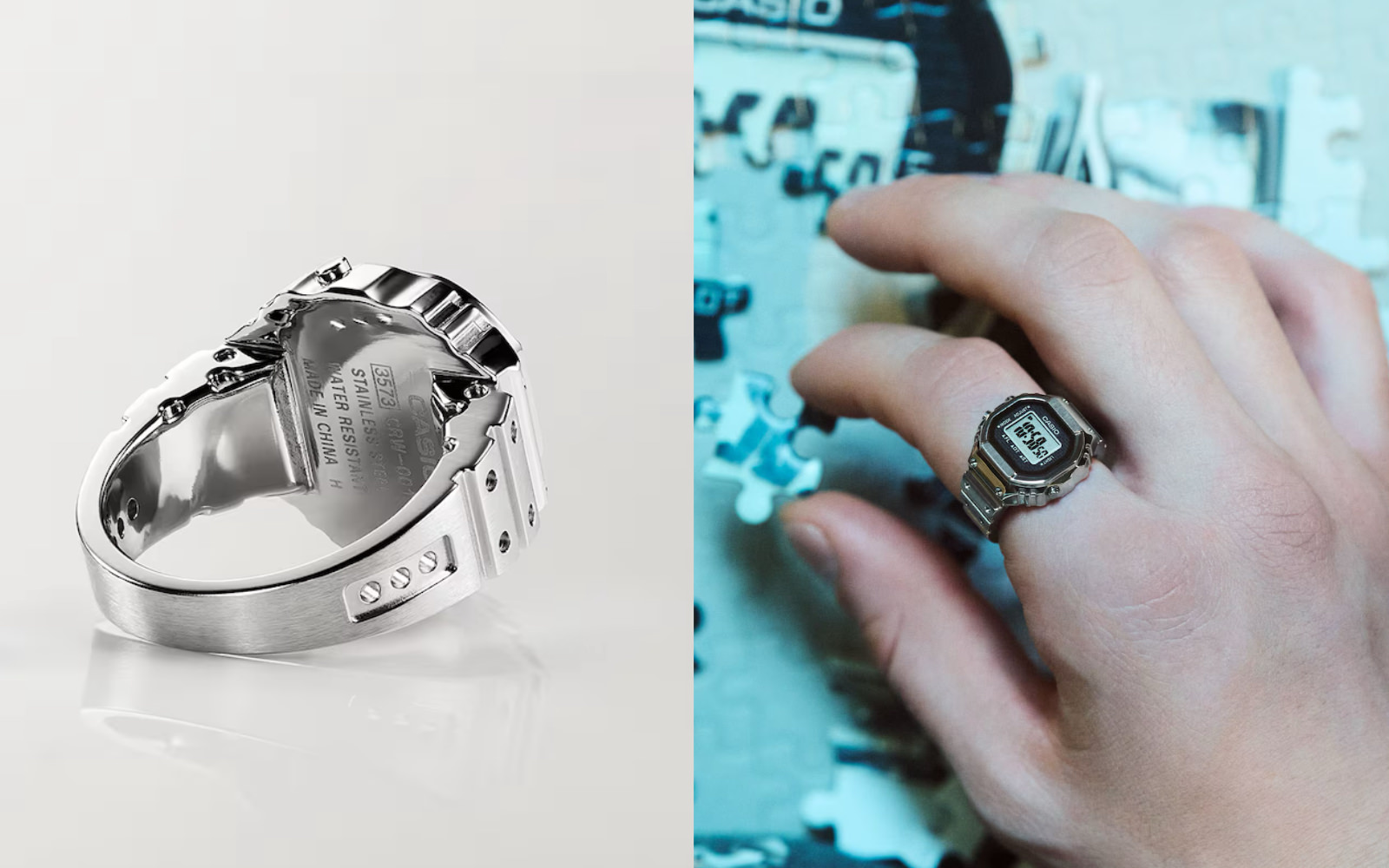 Casio 50th anniversary model ring.