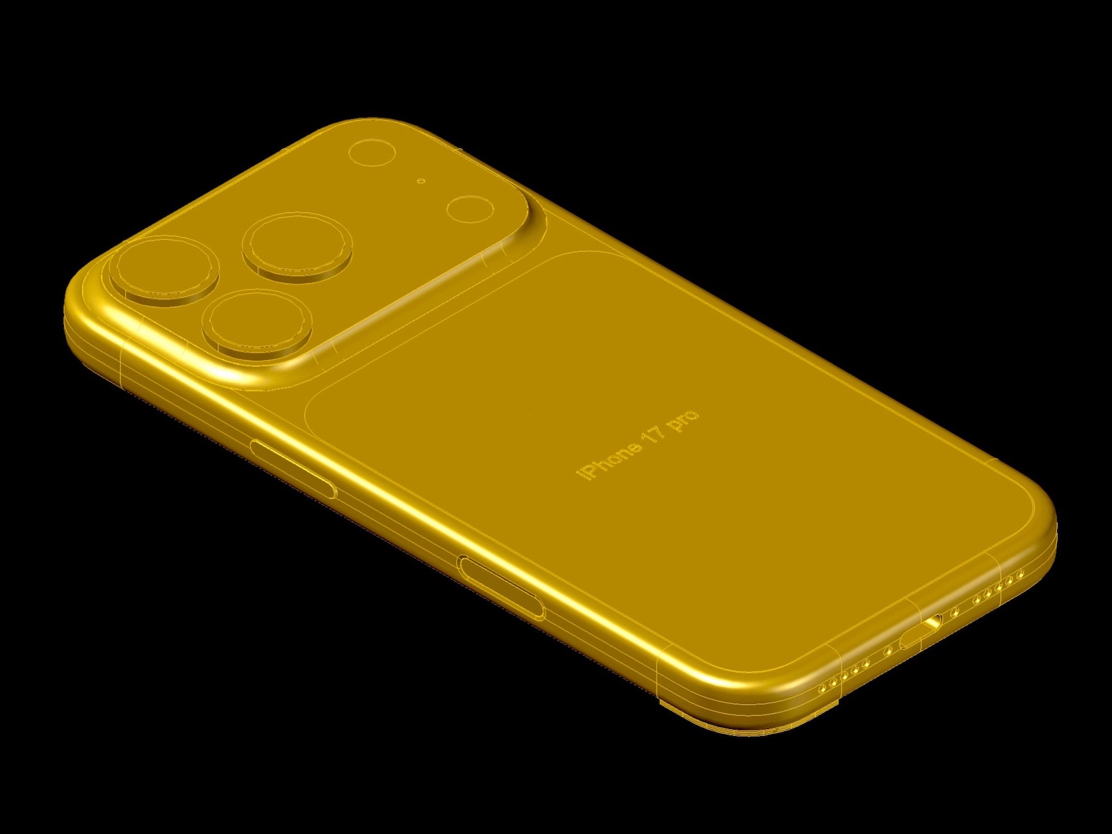 Massive iphone17pro cad