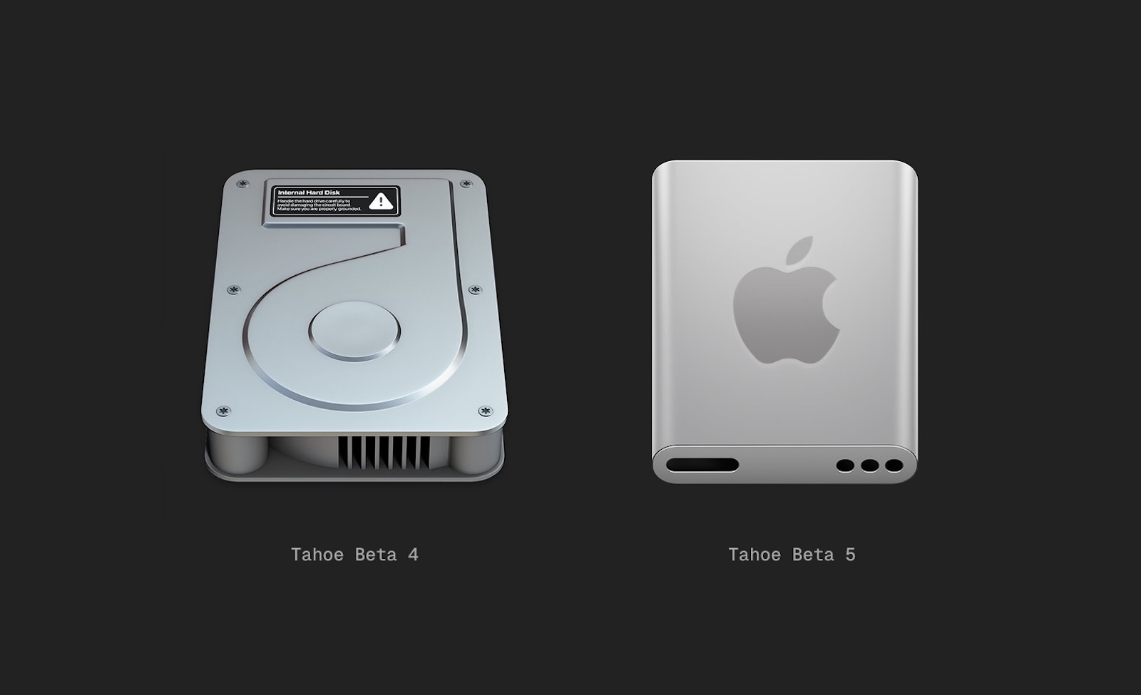 New icons for Macintosh HD