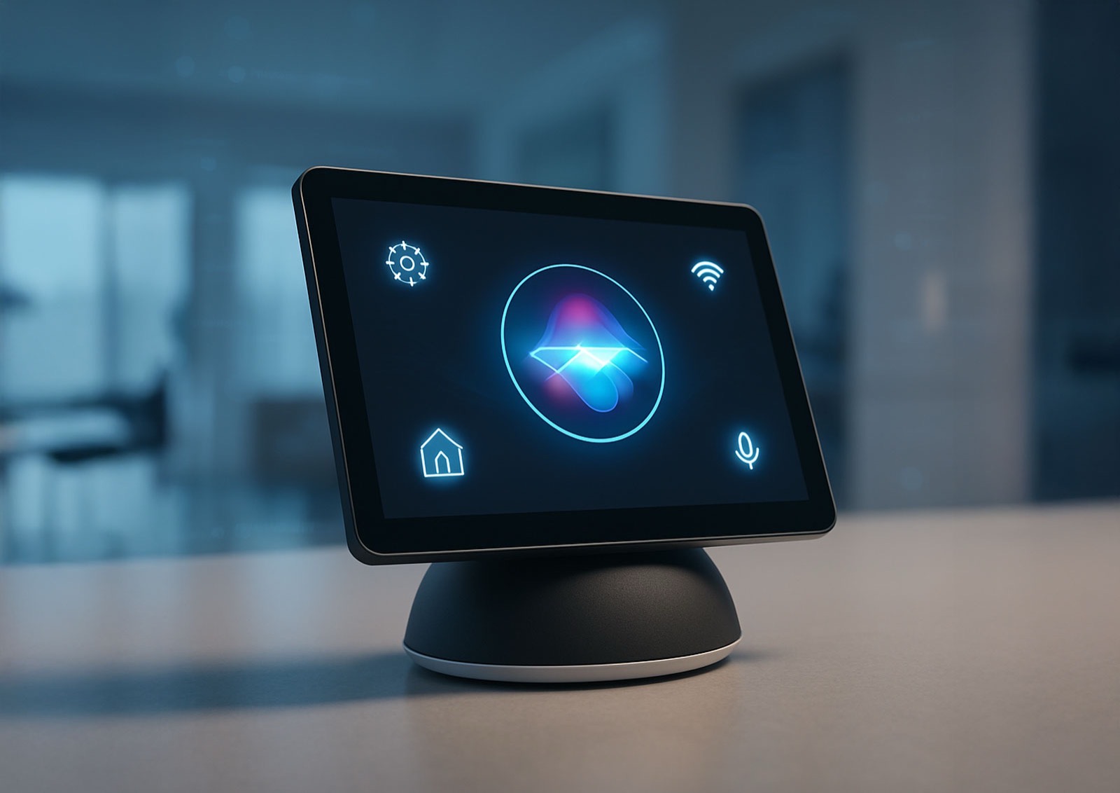 Ai generated image of smarthome display by apple