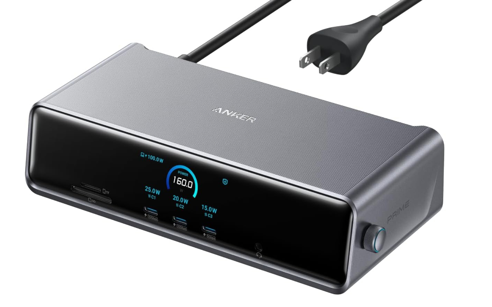 Ankerの最新ドック、最大8K・3台同時出力・140W出力対応で