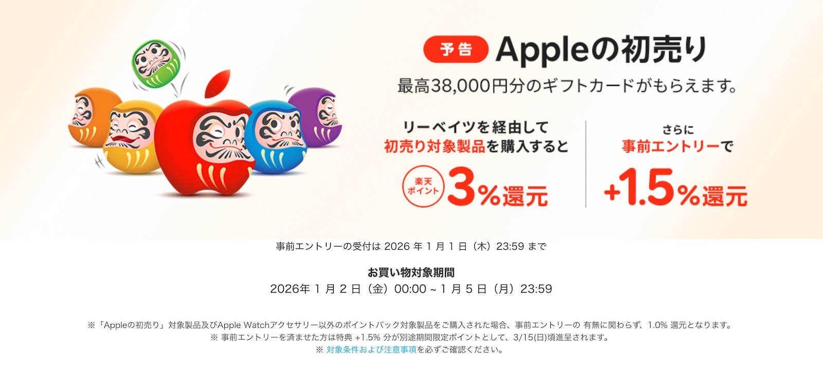 Apple Rakuten Rebates