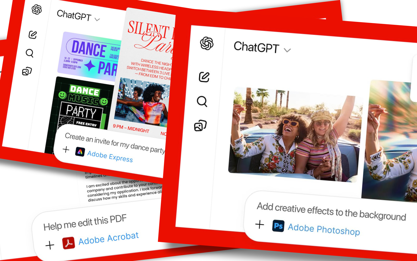 ChatGPT now works with Adobe Services