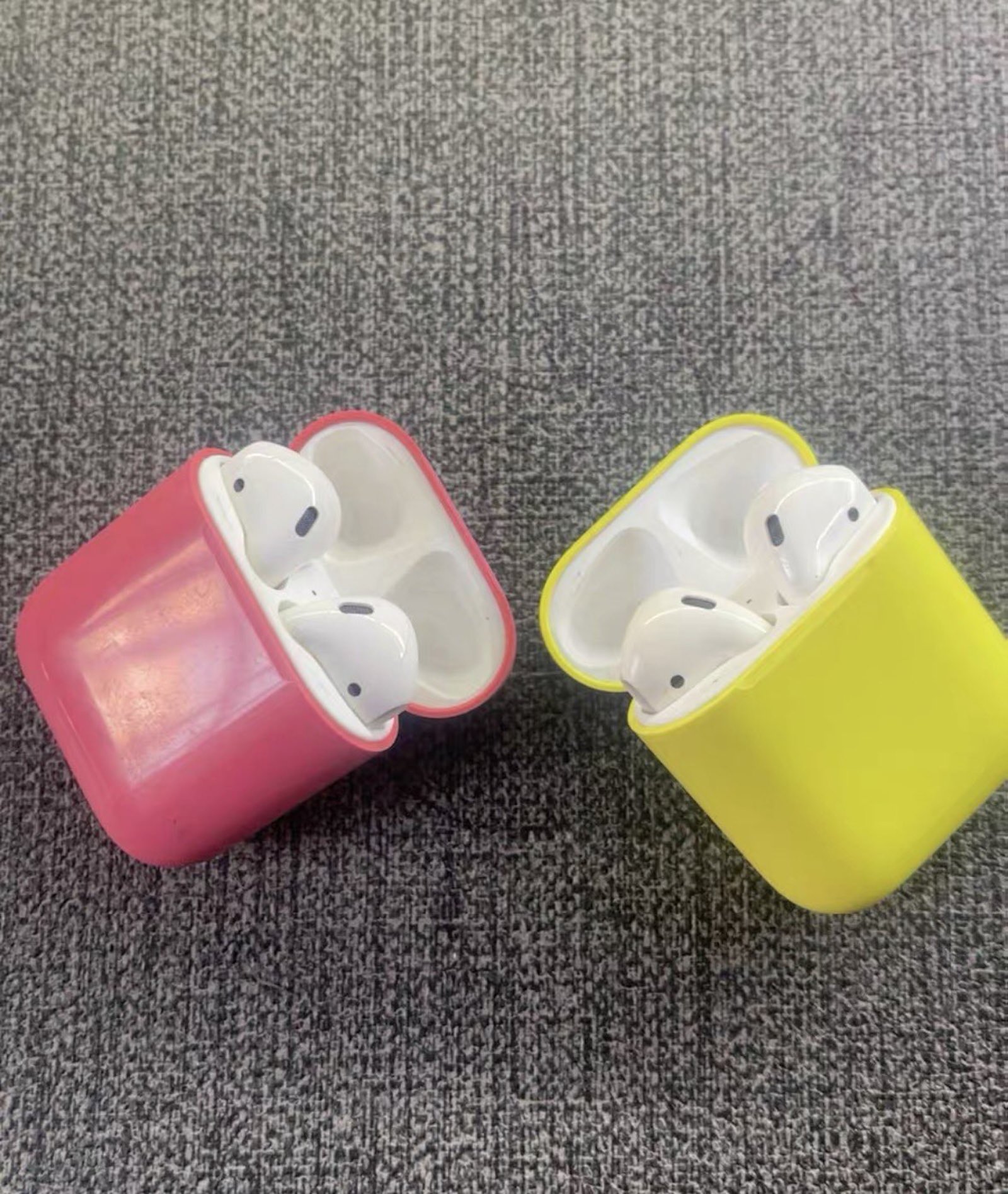 Iphone5c like colors for original AirPods prototype