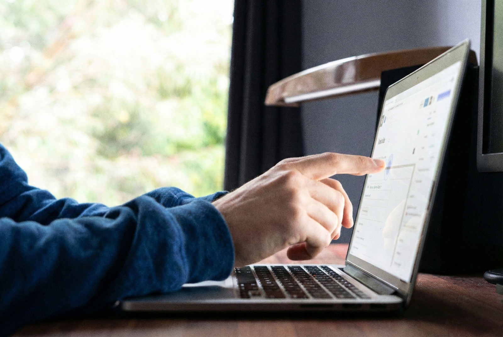 Touching the MacBookPro Display