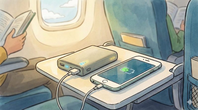 航空機内で「モバイルバッテリーの使用が禁止」に。4月にも実施される見通し