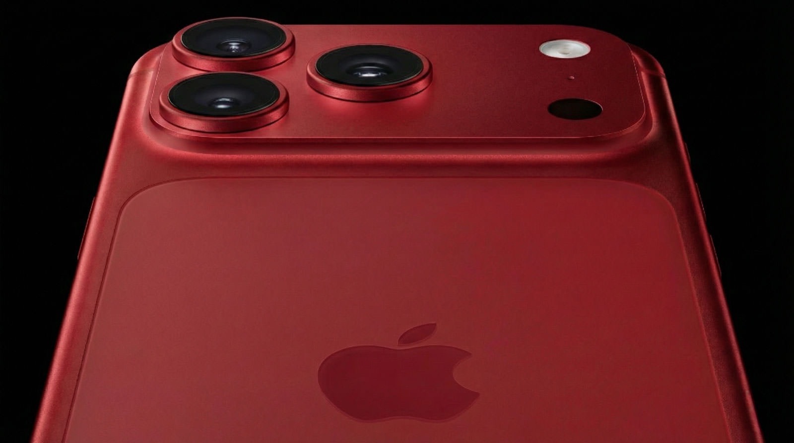 Deep Red Image of iPhone18Pro