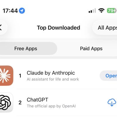 Claude App Ranking Free top in US